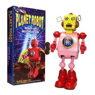 Vintage Style Weird Wanda Pink Space Robot Toys & Games