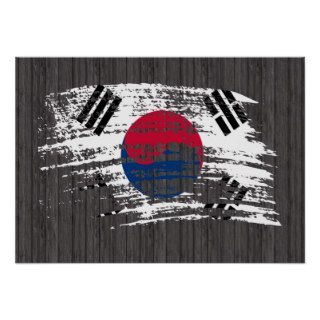 Cool South Korean flag design Print