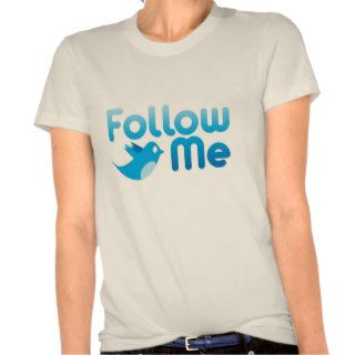 Follow Me Twitter Mr Funny Parody Tshirts