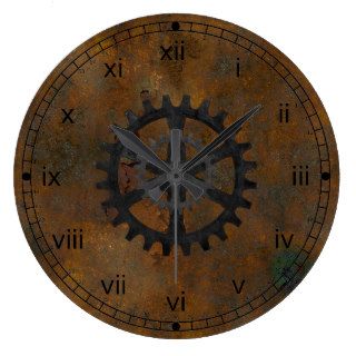 Old Rusted Look Wall Clock
