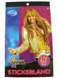 Disney Hannah Montana Stickerland 4 Sticker Sheets   276 Stickers  Sticky Note Dispensers 
