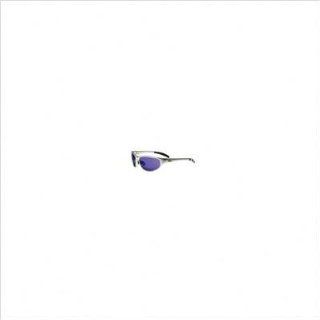 County Choppers OCC 302 Style Safety Glasses With Silver Frame And Blue Mirror Lens (10 Per Box)    