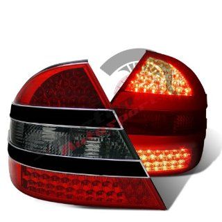 2000 2001 2002 2003 2004 2005 MBZ S CLASS W220 S320 S350 LED TAIL LIGHT RED/SMOKE(MID BLACK) Automotive