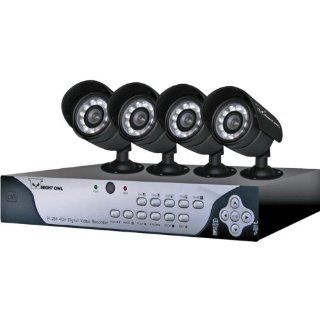 Night Owl Security Products LION 4500 4 Channel H.264 Video Security Kit with 4 Night Vision Cameras  Complete Surveillance Systems  Camera & Photo