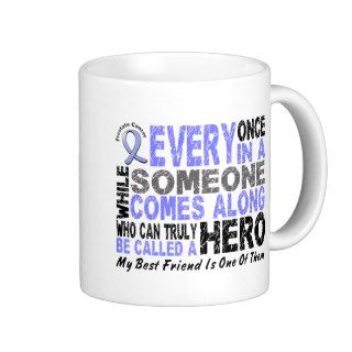 HERO COMES ALONG 1 Best Friend PROSTATE CANCER Mugs
