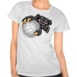 Panther Volleyball Mascot T Shirts