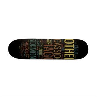 Othello Word Mosaic Skate Board Deck