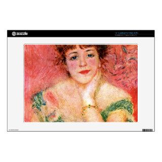 Portrait of Jeanne Samary by Pierre Renoir 13" Laptop Decals