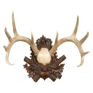 Oklahoma Casting White Tail Deer Antler Wall Art   Outdoor Plaques