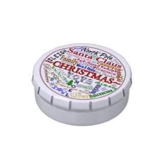 Christmas Word Art   Candy Tin
