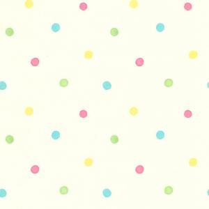 8 in. W x 10 in. H Sprinkles White Polka Dots Wallpaper Sample 443 90517SAM