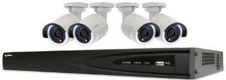 Lorex LNR282C4B Full HD 1080p 8 Channel Security System with 4 IP Bullet Cameras and 2TB HDD (White)  Complete Surveillance Systems  Camera & Photo