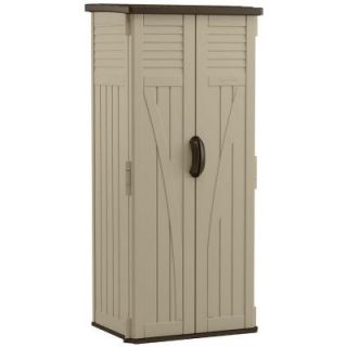 Suncast 2 ft. 3/4 in. x 2 ft. 8 in. Resin Vertical Storage Shed BMS2000