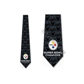 Pittsburgh Steelers Super Bowl Ties Mens NeckTie at  Mens Clothing store