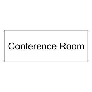 Conference Room Engraved Sign EGRE 285 BLKonWHT Wayfinding  Business And Store Signs 