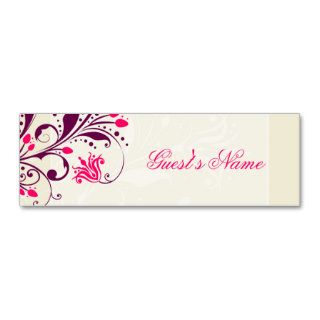 NAME TAG  lily Business Card Template
