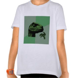 Philosoraptor Dinosaur Advice Animal Meme Tee Shirt