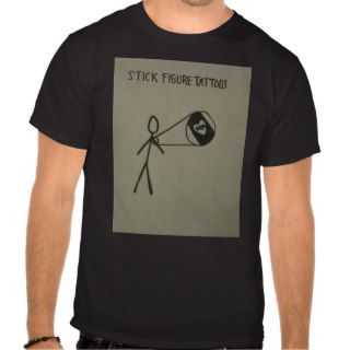 Stick Figure Tattoos T Shirts