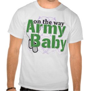 Army Baby on the way Tee Shirts