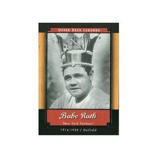 2001 Upper Deck Legends #42 Babe Ruth Sports Collectibles