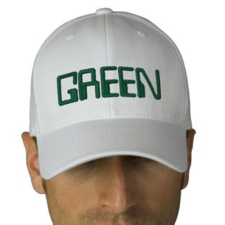 This is my GREEN hat for St. Pattys Day Embroidered Hat