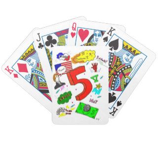 Ode to Five Playing Cards