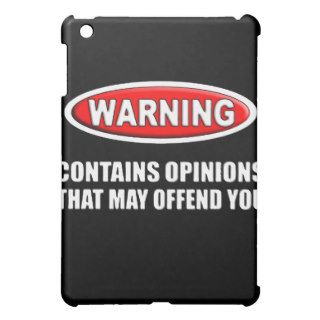 Contains Opinions That May Offend You iPad Mini Cover