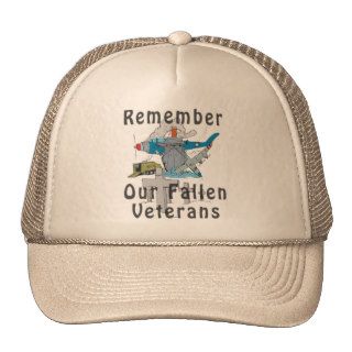 Remember Veteran's Day Hats