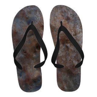 Rusty Metal Flip Flops