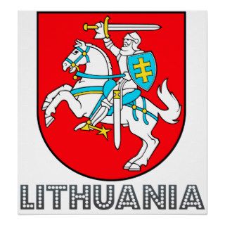 Lithuania Coat of Arms Print