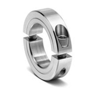 Climax Metal 2C 293 Z Two Piece Clamping Collar, Zinc Plating, Steel, 2 15/16" Bore, 4 1/4" OD, 7/8" Width Clamp On Shaft Collars