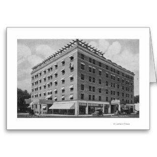 Exterior View of the Owyhee HotelBoise, ID Greeting Cards
