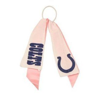 Indianapolis Colts Pink Ribbon Ponytail Holder 