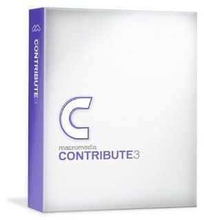 Macromedia Contribute 3 Win/Mac [Old Version] Software