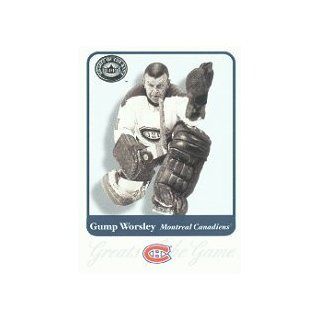 2001 02 Fleer Greats of the Game #88 Gump Worsley Sports Collectibles
