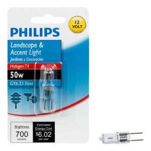 Philips 50 Watt Halogen T4 Capsule Light Bulb 415596