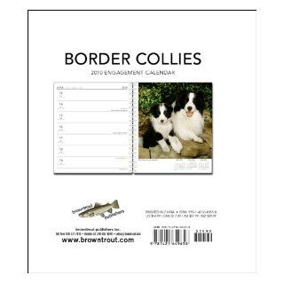 Border Collies 2010 Hardcover Weekly Engagement BrownTrout Publishers Inc 9781421649658 Books