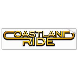 Coastland Ride   name logo Bumper Sticker