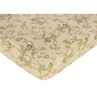 Sweet JoJo Designs Baby Annabel Floral Fitted Crib Sheet Sweet Jojo Designs Baby Bed Sheets