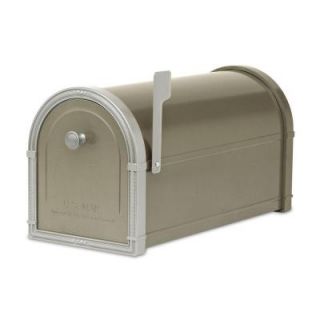 Architectural Mailboxes Bellevue Bronze Post Mount Mailbox 5501Z