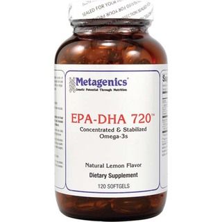 OmegaGenics EPA DHA 720 Lemon Softgels (120 count) Metagenics Supplements