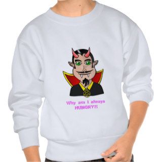 Cartoon Count Dracula kids sweatshirt