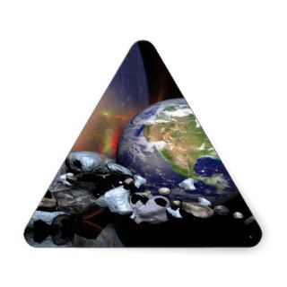 Never Ending Earth Triangle Sticker