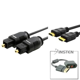 INSTEN RCA Adapter/ HDMI Cable/ TosLink Cable for Microsoft Xbox 360 BasAcc Hardware & Accessories