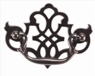 Manor House 5.5" Bail Drop Handle Finish Dark Antique Copper   Cabinet And Furniture Pulls  