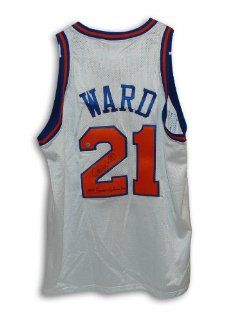 Charlie Ward Signed New York Knicks Jersey   1999 Eastern Conference Finals Sports Collectibles