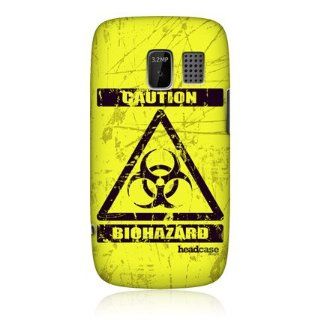 Head Case Designs Bio Hazard Symbols Hard Back Case Cover For Nokia Asha 302 Cell Phones & Accessories