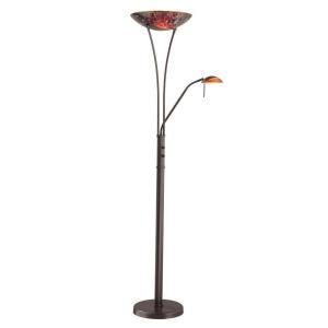 Designers Choice Collection 71 in. Oil Rubbed Bronze Floor Lamp with Reading Light DISCONTINUED TC4035 ORB/MO