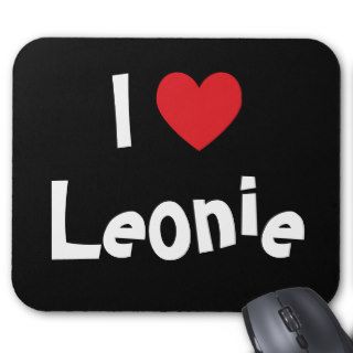 I Love Leonie Mouse Pad