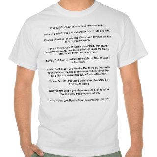 Murphy's Law T Shirt
